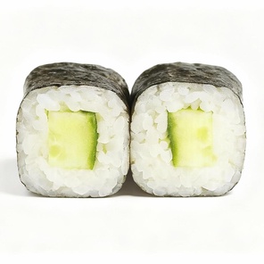 Мини роллы с огурцом